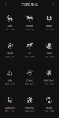 Black Horoscope android App screenshot 5